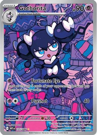 Gothorita - 125/086 125 - SV White Flare Holofoil - Single Cards
