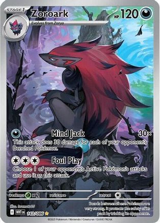 Zoroark - 143/086 143 - SV White Flare Holofoil - Single Cards