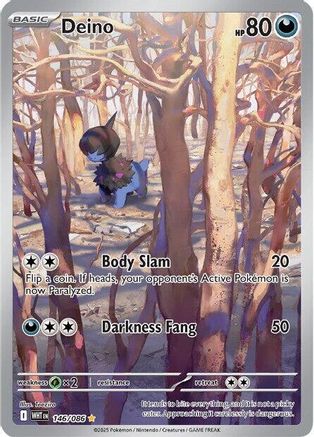 Deino - 146/086 146 - SV White Flare Holofoil - Single Cards