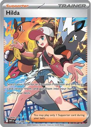 Hilda - 171/086 171 - SV White Flare Holofoil - Single Cards