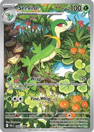 Servine - 088/086 88 - SV Black Bolt Holofoil - Single Cards