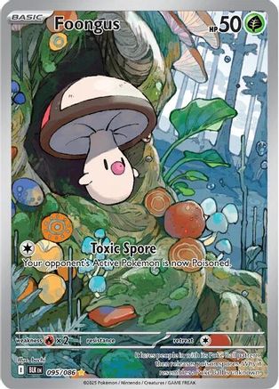 Foongus - 095/086 95 - SV Black Bolt Holofoil - Single Cards