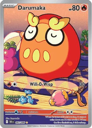 Darumaka - 097/086 97 - SV Black Bolt Holofoil - Single Cards