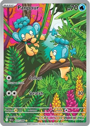 Panpour - 101/086 101 - SV Black Bolt Holofoil - Single Cards