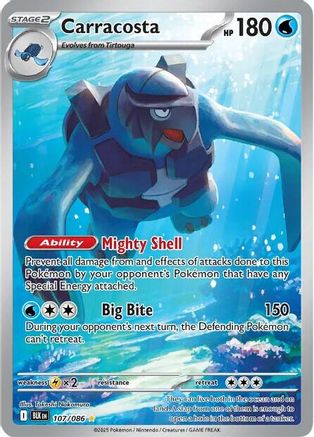 Carracosta - 107/086 107 - SV Black Bolt Holofoil - Single Cards