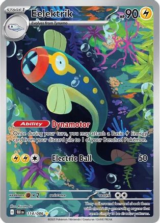 Eelektrik - 114/086 114 - SV Black Bolt Holofoil - Single Cards