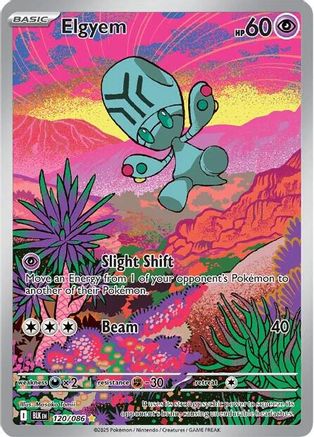 Elgyem - 120/086 120 - SV Black Bolt Holofoil - Single Cards