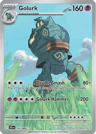 Golurk - 123/086 123 - SV Black Bolt Holofoil - Single Cards