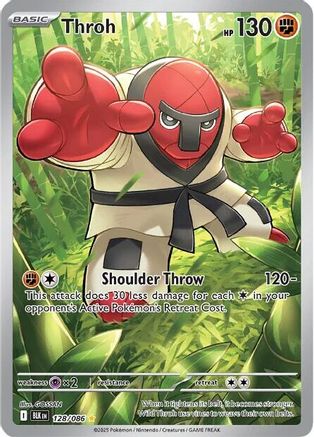 Throh - 128/086 128 - SV Black Bolt Holofoil - Single Cards