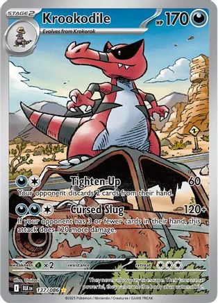 Krookodile - 137/086 137 - SV Black Bolt Holofoil - Single Cards