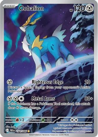 Cobalion - 144/086 144 - SV Black Bolt Holofoil - Single Cards