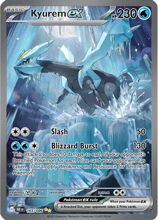Kyurem ex - 165/086 165 - SV Black Bolt Holofoil - Single Cards