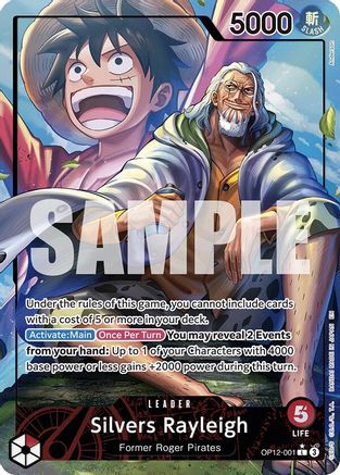 Silvers Rayleigh (Alternate Art) (OP12-001) - Legacy of the Master - Single Cards