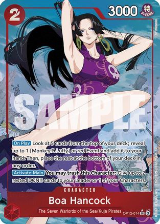 Boa Hancock (Alternate Art) (OP12-014) - Legacy of the Master - Single Cards