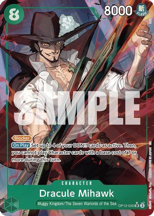 Dracule Mihawk (Alternate Art) (OP12-030) - Legacy of the Master - Single Cards