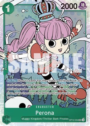 Perona (OP12-034) - Legacy of the Master - Single Cards