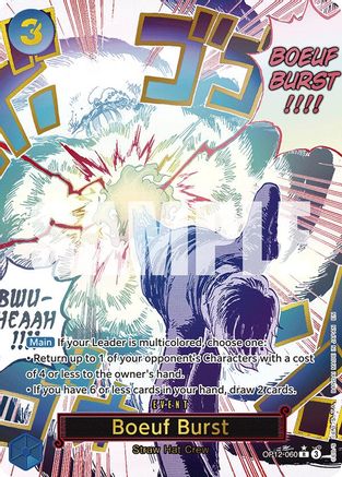 Boeuf Burst (Alternate Art) (OP12-060) - Legacy of the Master - Single Cards