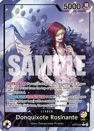 Donquixote Rosinante (061) (Alternate Art) (OP12-061) - Legacy of the Master - Single Cards