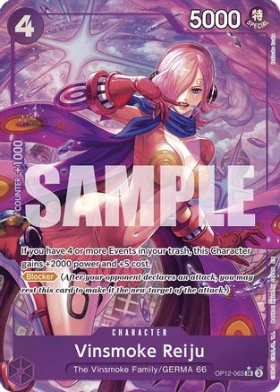 Vinsmoke Reiju (Alternate Art) (OP12-063) - Legacy of the Master - Single Cards