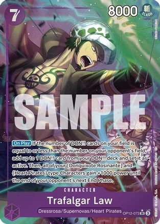Trafalgar Law (073) (Alternate Art) (OP12-073) - Legacy of the Master - Single Cards