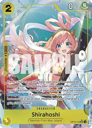 Shirahoshi (Alternate Art) (OP12-102) - Legacy of the Master - Single Cards