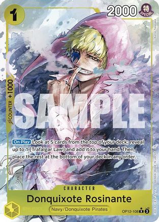 Donquixote Rosinante (108) (Alternate Art) (OP12-108) - Legacy of the Master - Single Cards