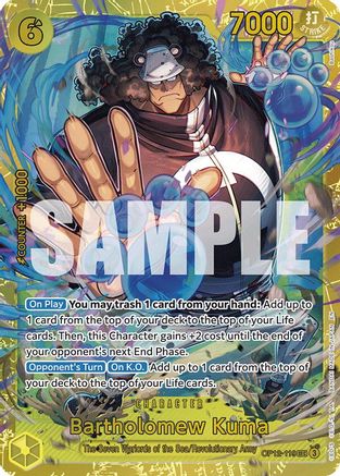 Bartholomew Kuma (OP12-119) - Legacy of the Master - Single Cards