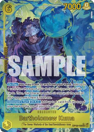 Bartholomew Kuma (Alternate Art) (OP12-119) - Legacy of the Master - Single Cards
