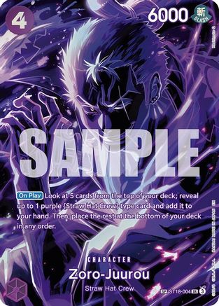 Zoro-Juurou (SP) (ST18-004) - Legacy of the Master - Single Cards