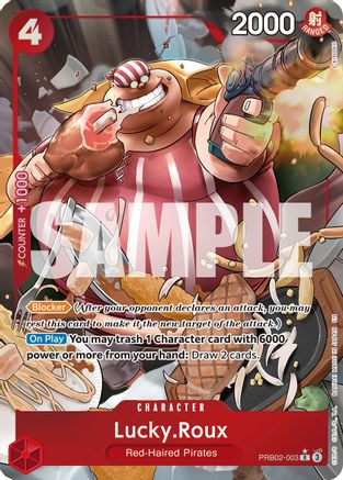 Lucky.Roux (Alternate Art) (PRB02-003) - Premium Booster -The Best- Vol. 2 - Single Cards