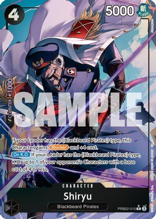 Shiryu (Alternate Art) (PRB02-015) - Premium Booster -The Best- Vol. 2 - Single Cards