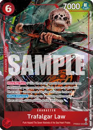 Trafalgar Law (Alternate Art) (PRB02-002) - Premium Booster -The Best- Vol. 2 - Single Cards