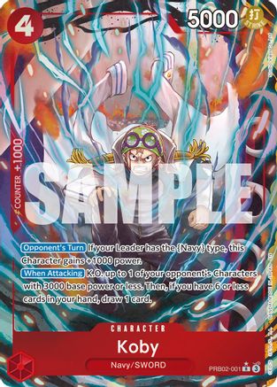 Koby (Alternate Art) (PRB02-001) - Premium Booster -The Best- Vol. 2 - Single Cards