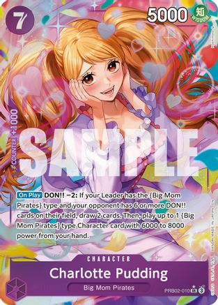Charlotte Pudding (Alternate Art) (PRB02-010) - Premium Booster -The Best- Vol. 2 - Single Cards