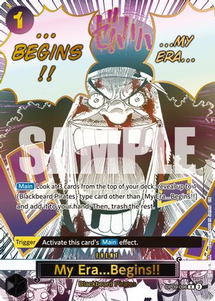 My Era...Begins!! (Alternate Art) (OP09-096) - Premium Booster -The Best- Vol. 2 - Single Cards