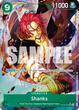 Shanks - ST16-004 (Alternate Art) (ST16-004) - Premium Booster -The Best- Vol. 2 - Single Cards