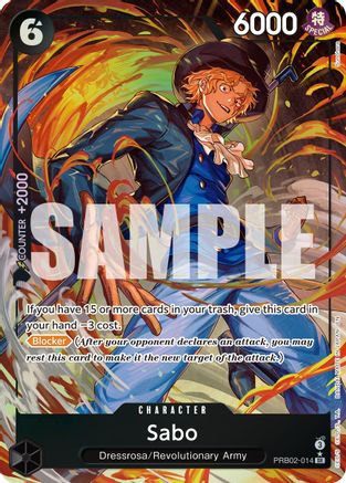 Sabo (Alternate Art) (PRB02-014) - Premium Booster -The Best- Vol. 2 - Single Cards