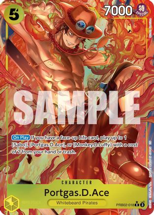 Portgas.D.Ace (Alternate Art) (PRB02-018) - Premium Booster -The Best- Vol. 2 - Single Cards