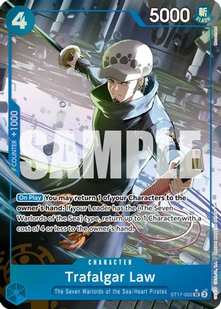 Trafalgar Law - ST17-002 (Alternate Art) (ST17-002) - Premium Booster -The Best- Vol. 2 - Single Cards