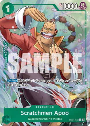 Scratchmen Apoo (Alternate Art) (EB01-015) - Premium Booster -The Best- Vol. 2 - Single Cards