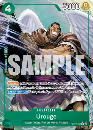 Urouge (Alternate Art) (OP07-021) - Premium Booster -The Best- Vol. 2 - Single Cards