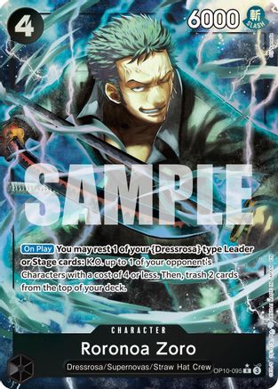 Roronoa Zoro - OP10-095 (Alternate Art) (OP10-095) - Premium Booster -The Best- Vol. 2 - Single Cards