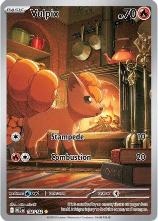 Vulpix - 138/132 138 - ME01 Mega Evolution Holofoil - Single Cards