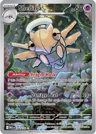 Shedinja - 144/132 144 - ME01 Mega Evolution Holofoil - Single Cards