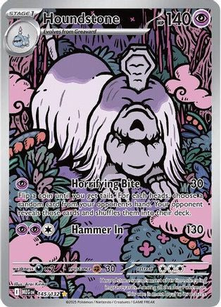 Houndstone - 145/132 145 - ME01 Mega Evolution Holofoil - Single Cards