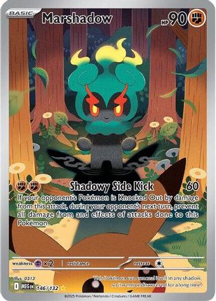 Marshadow - 146/132 146 - ME01 Mega Evolution Holofoil - Single Cards