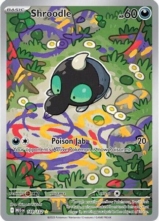 Shroodle - 149/132 149 - ME01 Mega Evolution Holofoil - Single Cards