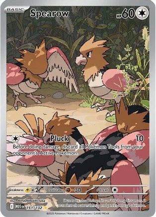 Spearow - 151/132 151 - ME01 Mega Evolution Holofoil - Single Cards