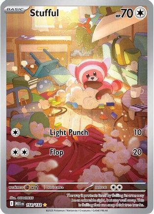 Stufful - 154/132 154 - ME01 Mega Evolution Holofoil - Single Cards