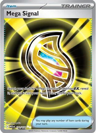 Mega Signal - 171/132 171 - ME01 Mega Evolution Holofoil - Single Cards